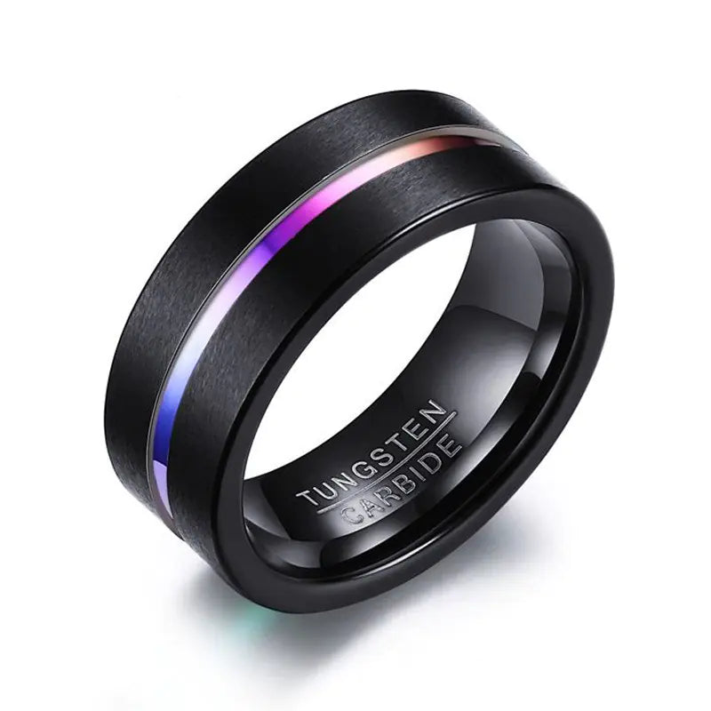 Black Tungsten Ring-C.K Jewelry