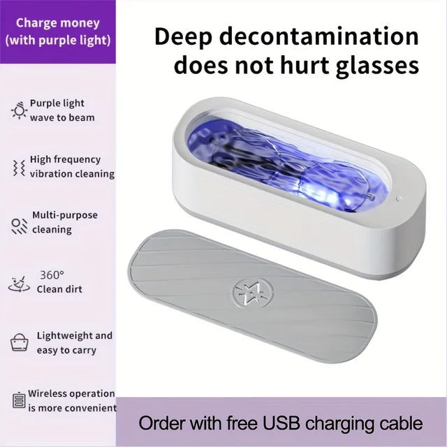 Portable Ultrasonic Cleaner Household Jewelry